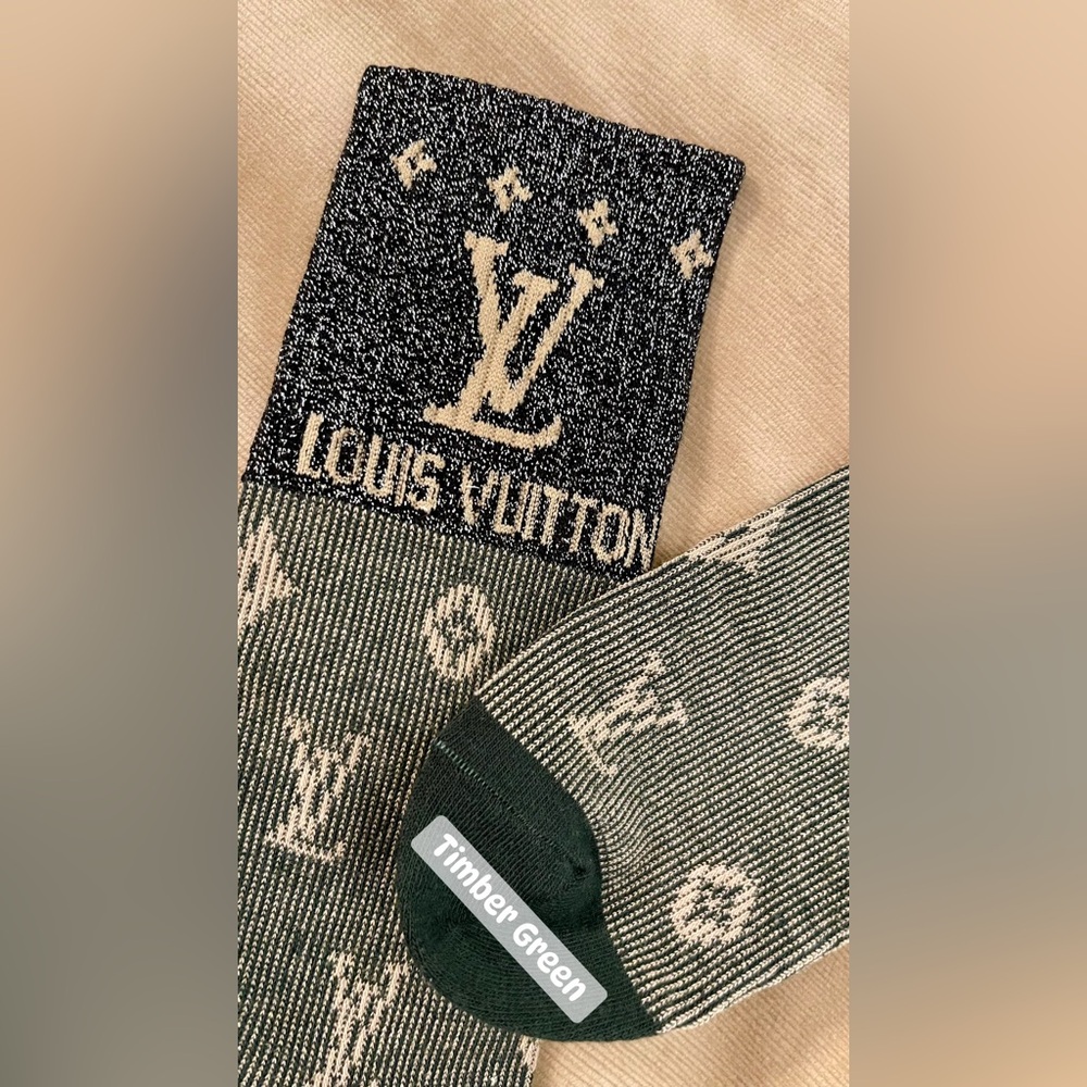 L V Men's Signature Crew Socks - Picture 11 of 14